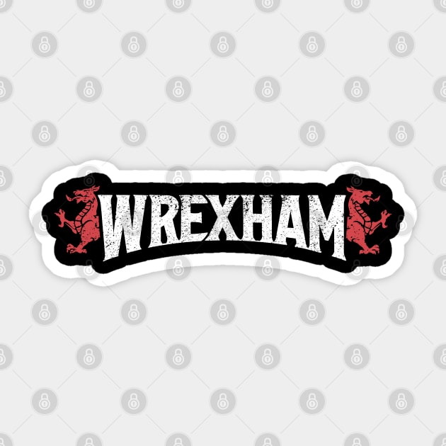 wrexham Sticker by Brunocoffee.id